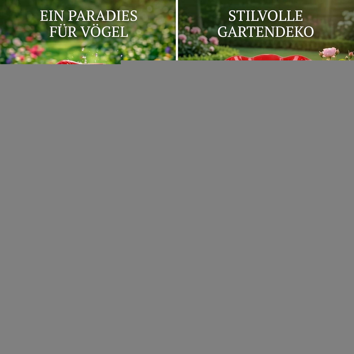 Vogeltränke Sonnenblume | Futterstation für Garten & Balkon