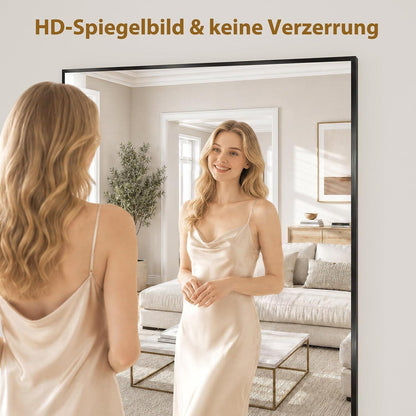 Großer Wandspiegel 152x90cm – Rostfrei & Sicherheitsglas