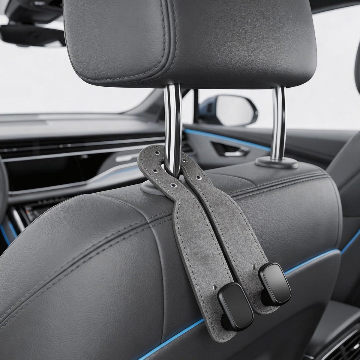 4x Auto Sitzhaken – Taschenhalter für Pendler & Reisen