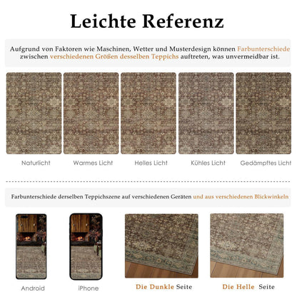 Vintage Teppich Rot 300x400cm - Wohnzimmer & Schlafzimmer