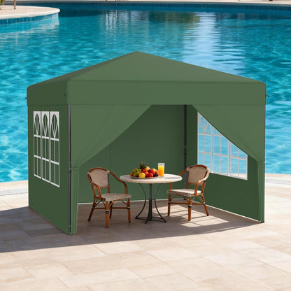 Pop Up Pavillon 2.5x2.5m – Schnellaufbau, Wasserdicht & UV-Schutz