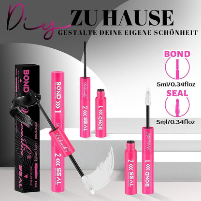 Schwarzer Wimpernkleber 10ml – 72h Halt, Wasserfest & Hypoallergen
