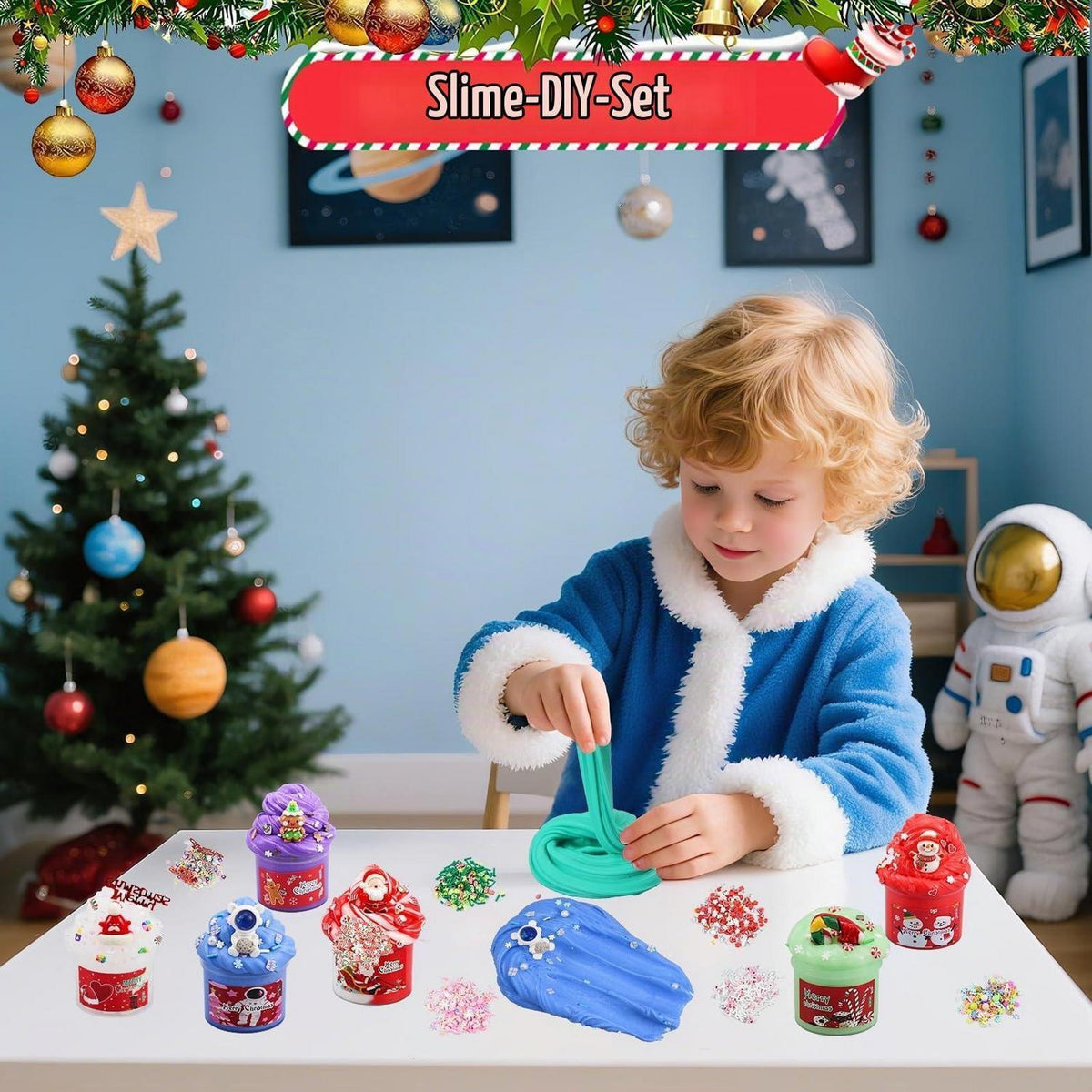 Schleim Adventskalender Weihnachten 2026 für Kinder