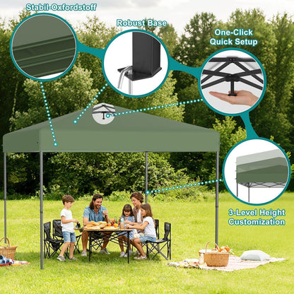 3x3 Pavillon Wasserdicht – Pop-Up Partyzelt für Garten & Outdoor