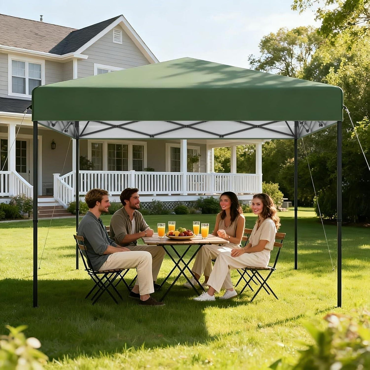 3x3 Pavillon Wasserdicht – Pop-Up Partyzelt für Garten & Outdoor