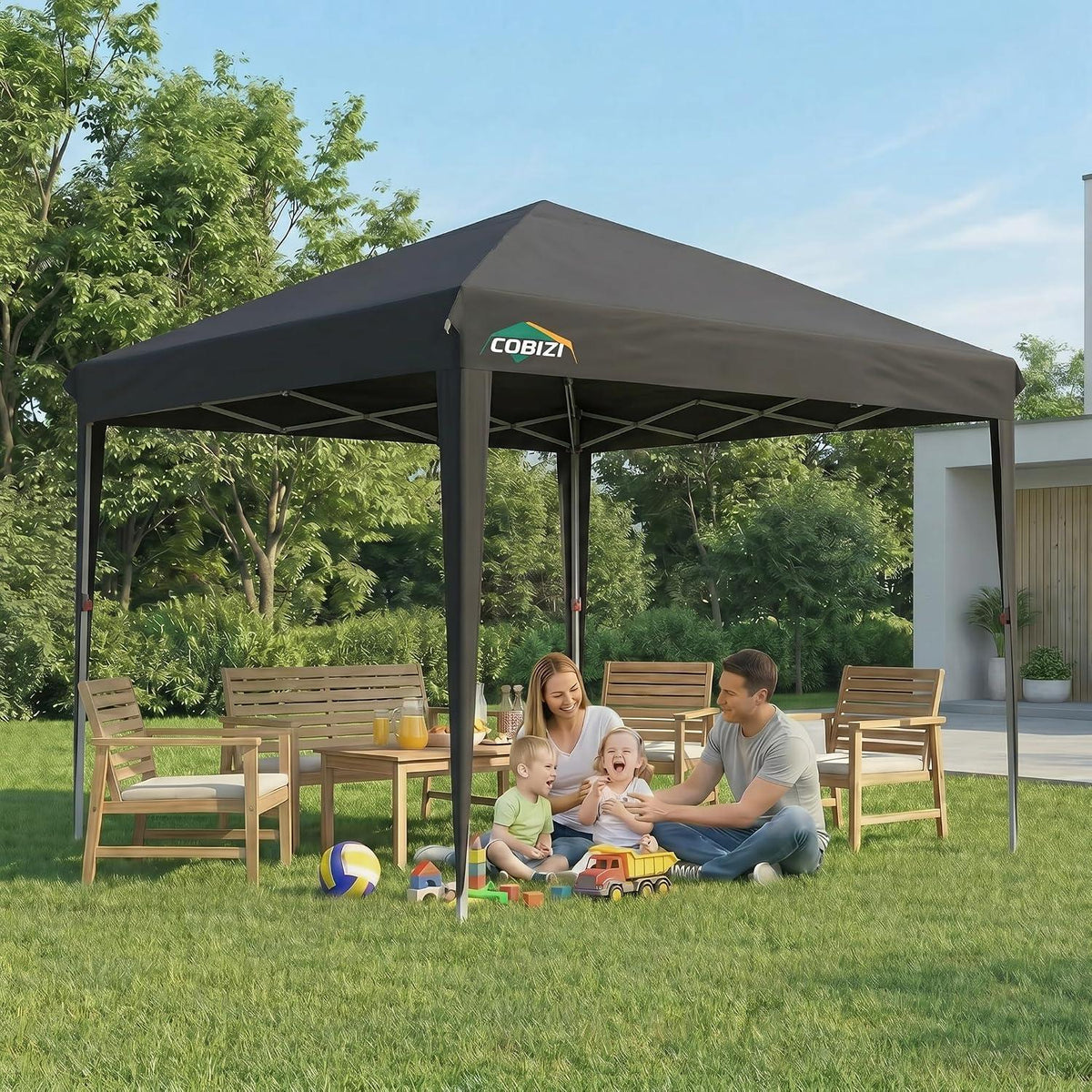Faltpavillon 3x3 Wasserdicht – Stabil & Winterfest für Garten & Events