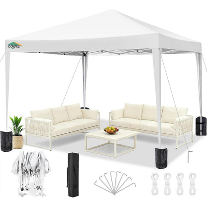 Faltpavillon 3x3 Wasserdicht – Stabil & Winterfest für Garten & Events