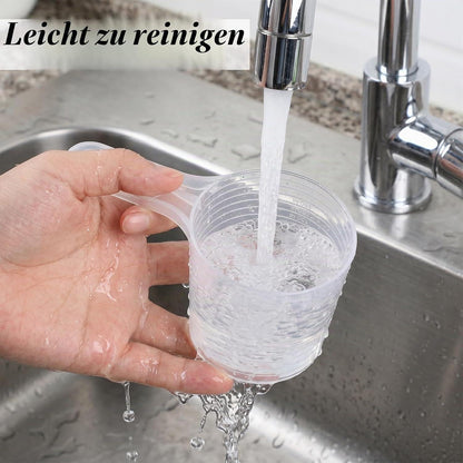 2er-Set Messbecher Kunststoff 150ml – Präzise Messbecher für Küche & Haushalt