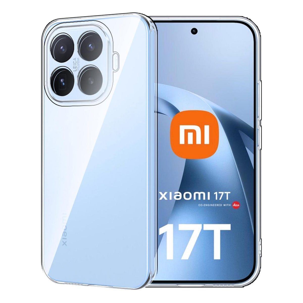 Xiaomi 17T 5G Hülle - Transparente Silikon Schutzhülle