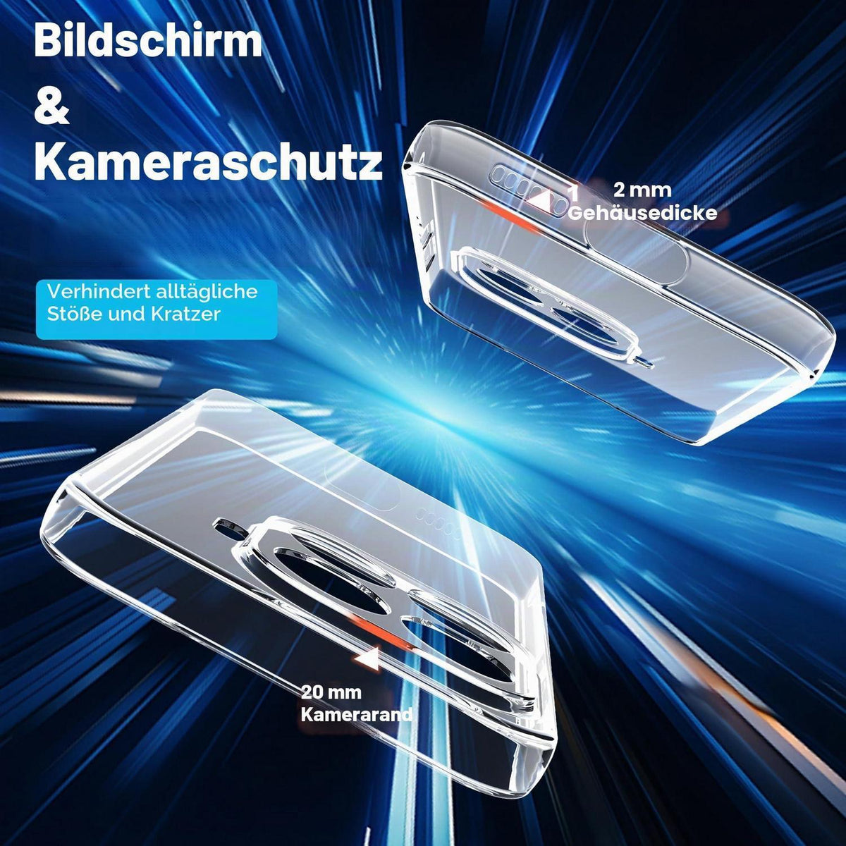 Xiaomi 17T 5G Hülle - Transparente Silikon Schutzhülle