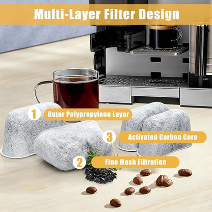 12x Aktivkohlefilter für Kaffeemaschine – Wasserfilter Kartuschen