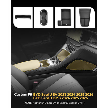 Mittelkonsolen Organizer Set für BYD Seal U EV DM-i 2024-2026
