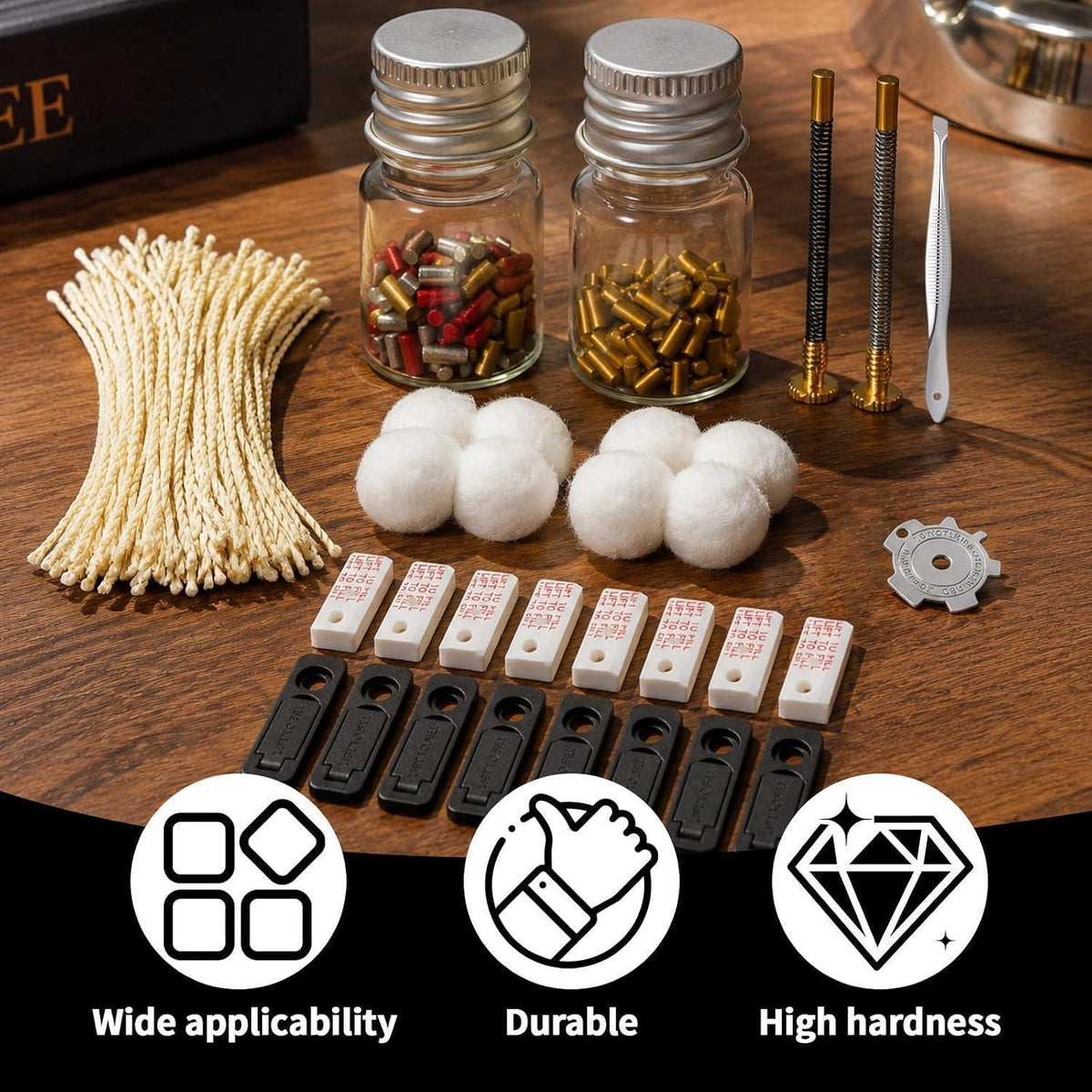 Feuerzeug Zubehör Set | 200 Feuersteine, Dochte & Ersatzteile