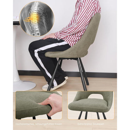 Drehbarer Esszimmerstuhl Set |, Ergonomisch & Bequem
