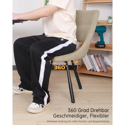 Drehbarer Esszimmerstuhl Set 4er –, Ergonomisch
