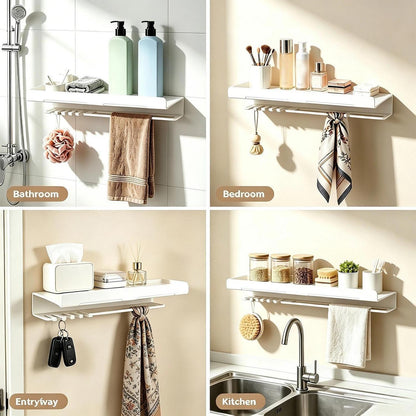 Duschablage Wandregal 40 cm Weiß – Praktisch & Modern