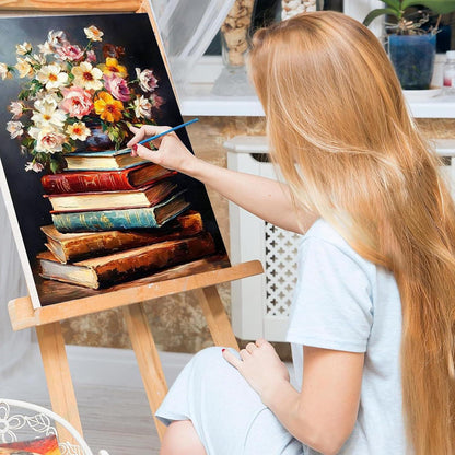 Malen nach Zahlen Landschaft mit Rahmen – DIY Geschenk für Erwachsene