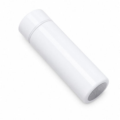 Mini Thermosflasche 150ml für unterwegs, isoliert, weiß