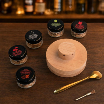 Whiskey Smoker Kit mit 5 Holzchips – Cocktail Räucherset