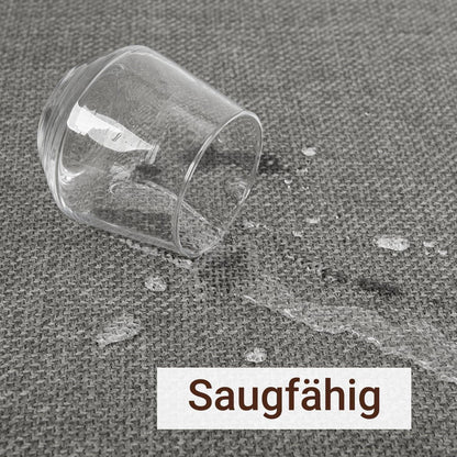 Rutschfeste Fußmatte Grau 90x150 cm – Saugfähig & Waschbar