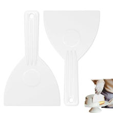Pizza Spachtel Set – 2x Teigschaber aus Kunststoff