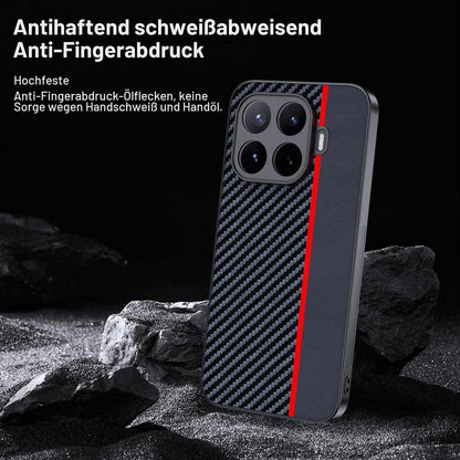 Xiaomi 17T Pro Hülle: Wasserdicht, Stoßfest & Kohlefaser Rot/Schwarz