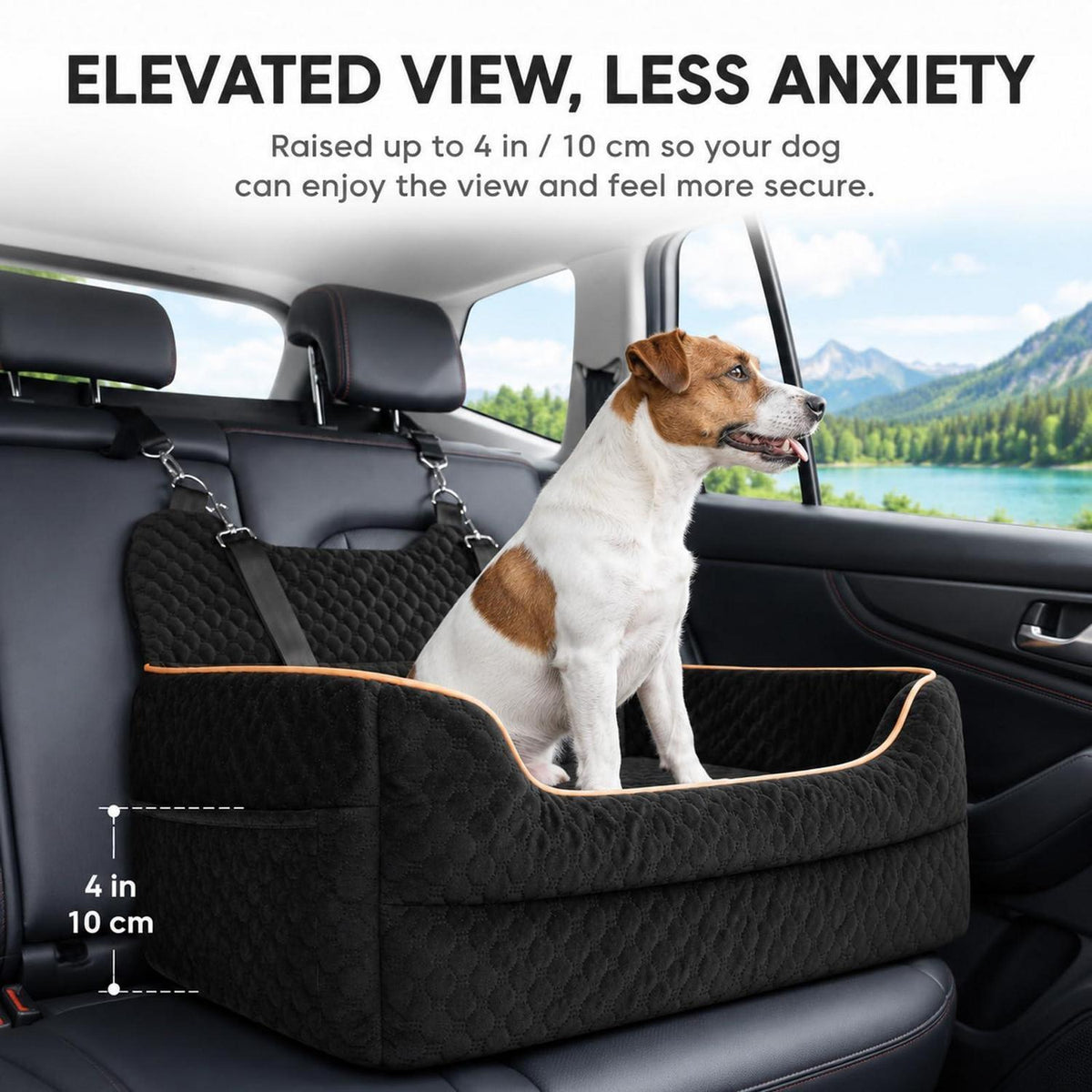 Hunde Autositz – Komfortabel & Vielseitig für Große & Kleine Hunde