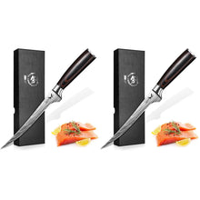 Filetiermesser Set 2er Pack | Edelstahl, Flexibel, Ergonomisch