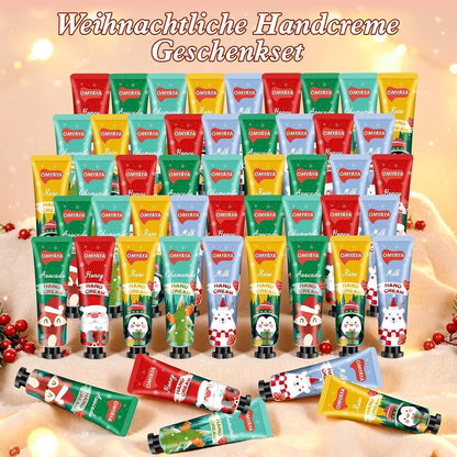 Handcreme Mini Set 50er Pack Weihnachten für Trockene Hände