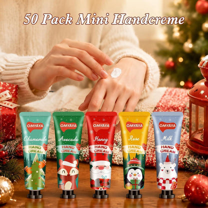 Handcreme Mini Set 50er Pack Weihnachten für Trockene Hände