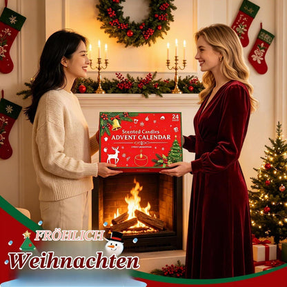 Adventskalender Duftkerzen 2026 – 24 Weihnachtsdüfte für Frauen