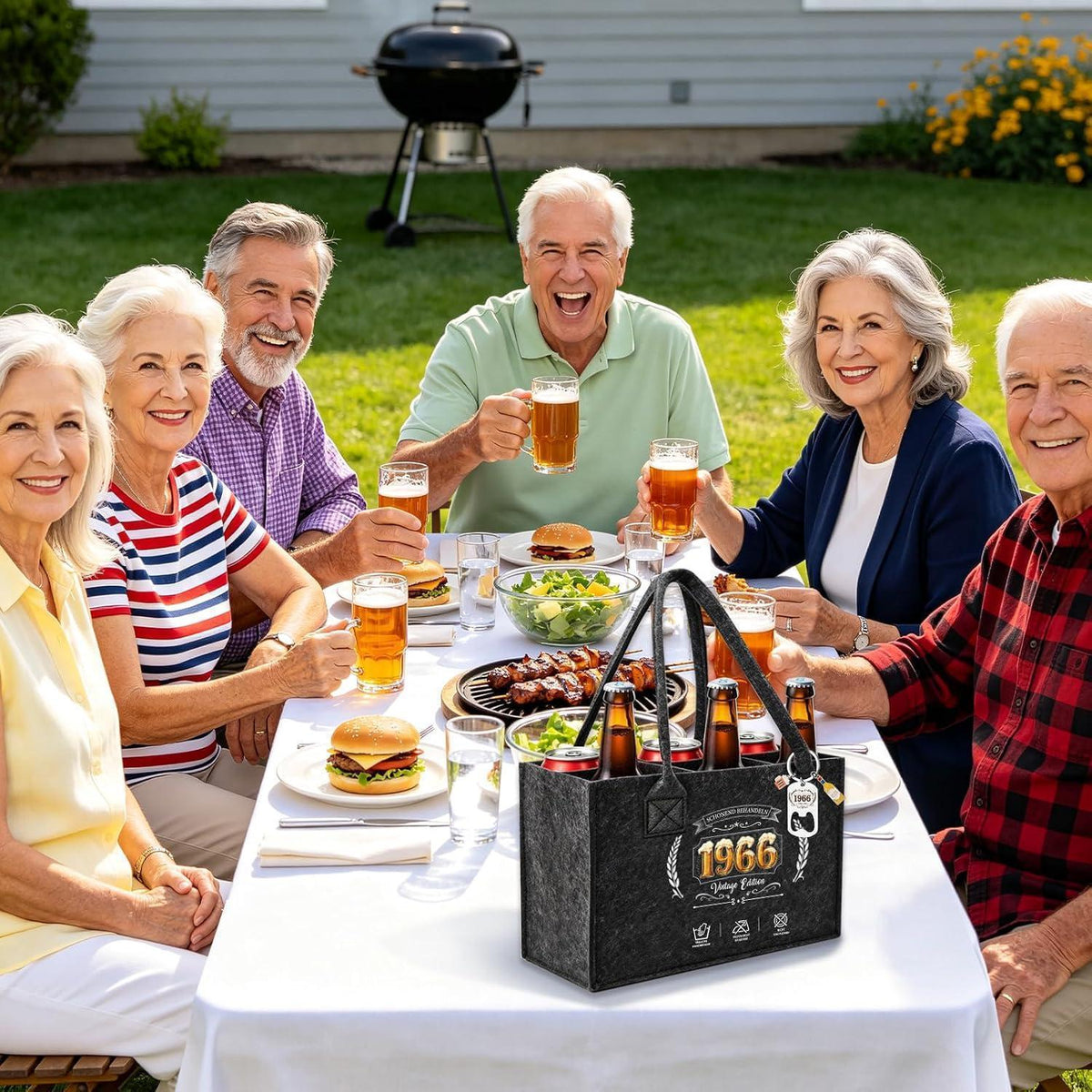 Männerhandtasche Bier Geschenkset zum 60. Geburtstag