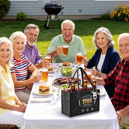 Männerhandtasche Bier Geschenkset zum 60. Geburtstag
