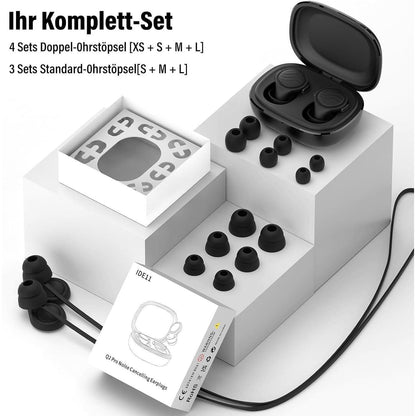 Schlaf-Ohrstöpsel Q2Pro – Geräuschreduzierend & Wiederverwendbar