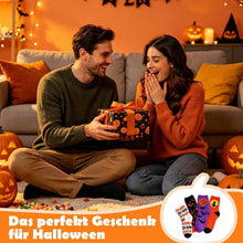 Kuschelsocken Halloween 4er Set Damen mit Motiven