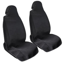 Wasserdichte Autositzbezüge 2er-Pack Schwarz