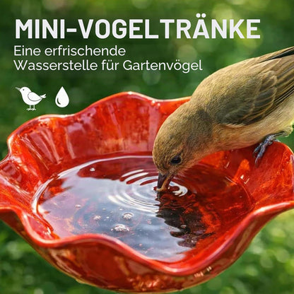 Vogeltränke Blume – 5er Set für Garten & Balkon