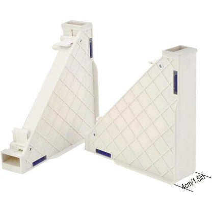 Höhenverstellbarer Kühlschrank-Waschmaschinen Sockel Weiß 42-65cm