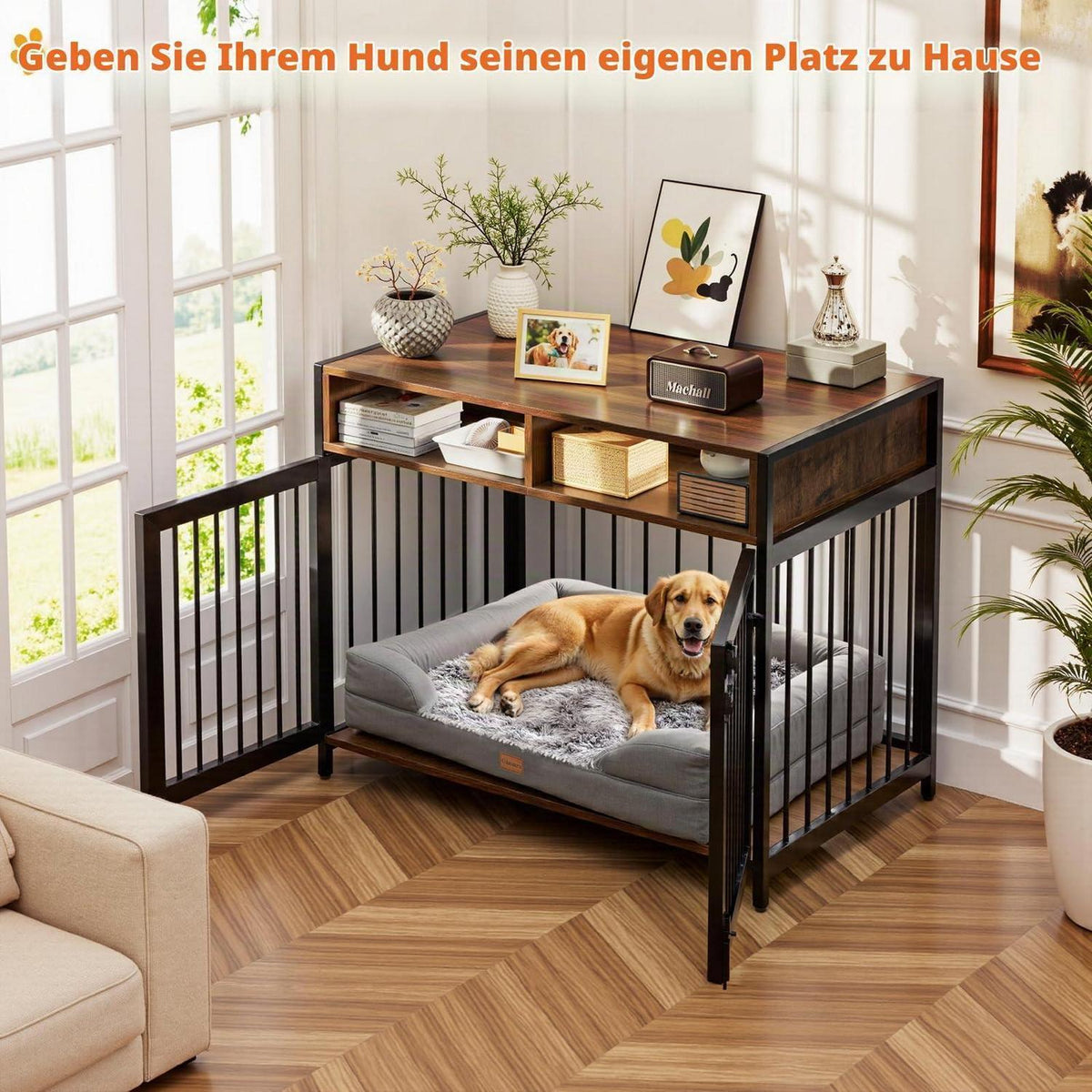 Hundebox Möbelstil Braun – Geräumig & Praktisch