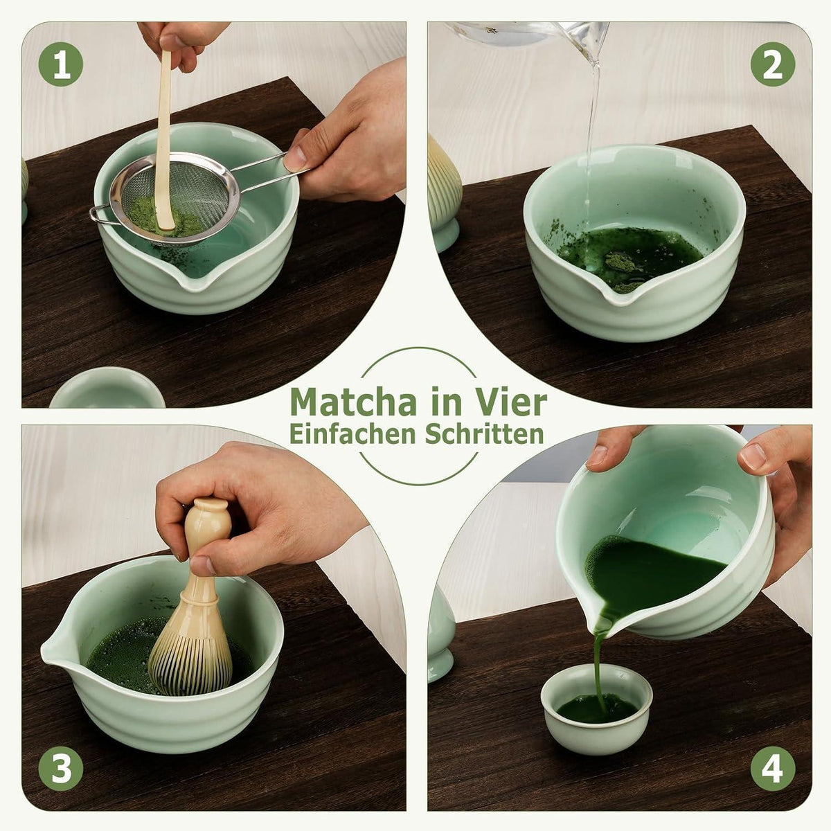 Matcha Set 9-teilig – Keramik Schale & Zubehör