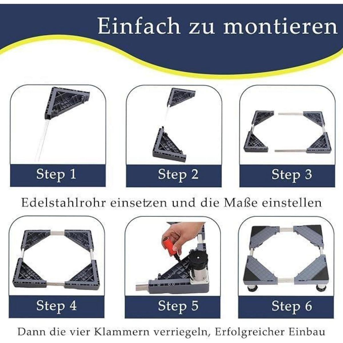 Kühlschrank Sockel Höhenverstellbar Grau – Stabil & Ergonomisch