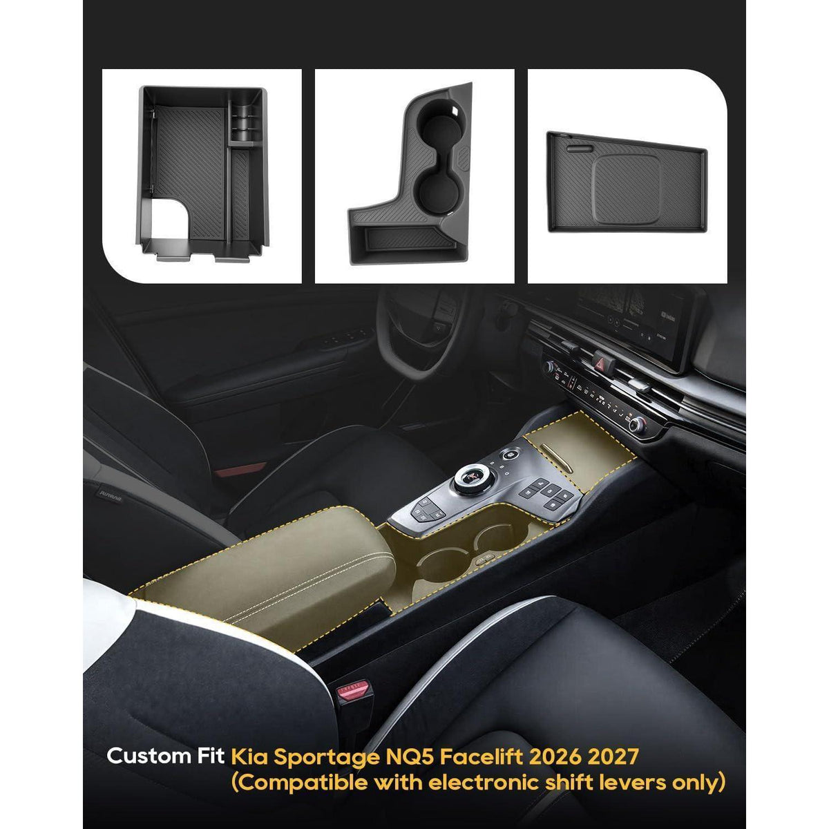 Kia Sportage NQ5 Organizer Set (2025-2028) – 3-teilig