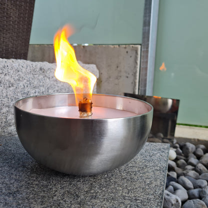 Schwabenfire Outdoorkerze mit Dauerdocht in Metallschale geschenke für Frauen